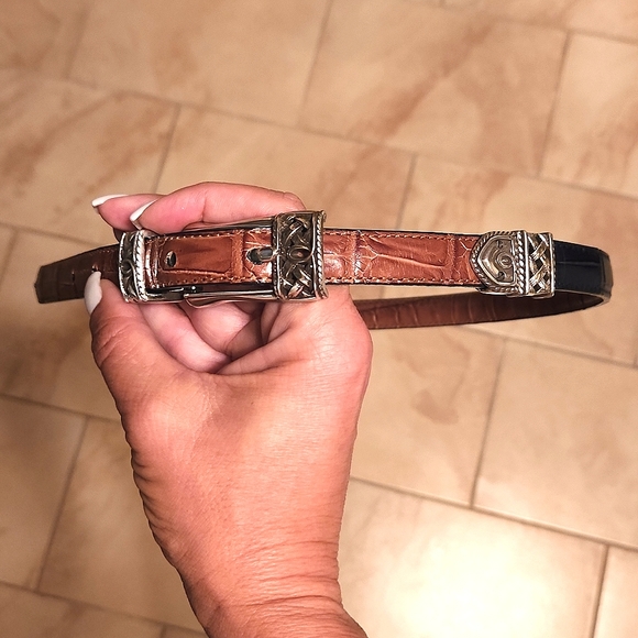 Brighton Accessories - Brighton Black/Brown Reversible Leather Belt